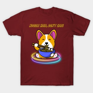 Dog eating Ramen T-Shirt